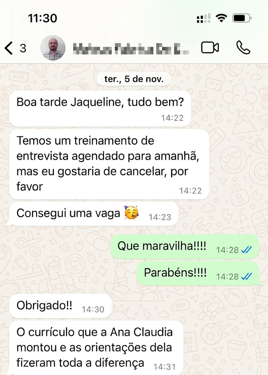 Depoimento Mateus — vaga conquistada
